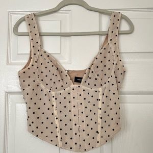 White Fox Corset Top